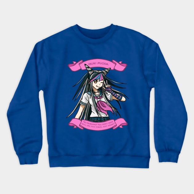 Ibuki Mioda Crewneck Sweatshirt by Cardcaptorkatara